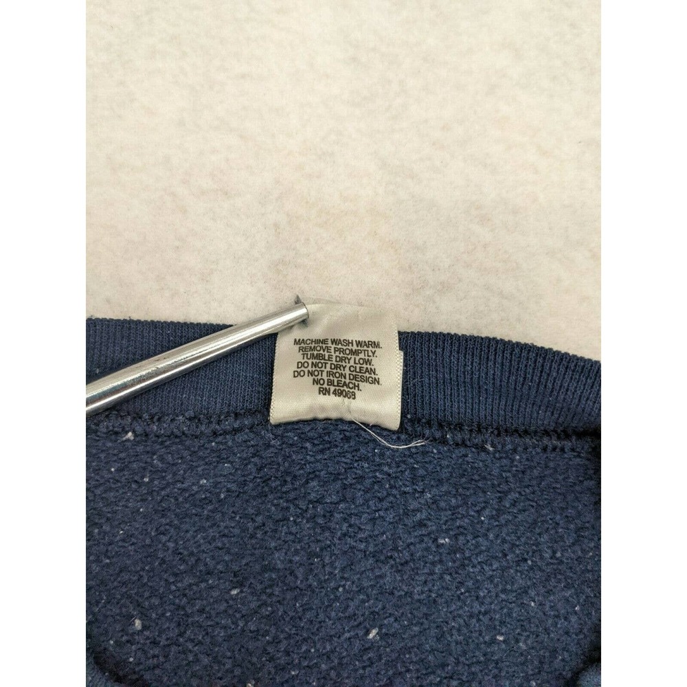 Union Pride Laborers Crewneck Sweatshirt XL Extra Large USA Made Navy Blue - Picture 8 of 8